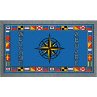 Format antiskid doormat 40 x 68 cm Windrose 23.909.00