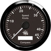 Speedometer w/GPS compass black/black 27.780.02