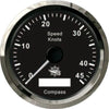 Speedometer w/GPS compass black/glossy 27.780.03