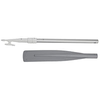 Demountable telescopic oar with boat hook