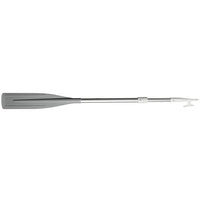 Demountable telescopic oar with boat hook