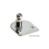 Flat Fastening Plate w/8-mm Threaded Pin 38.013.00