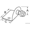 90° Plate 8mm-Threaded Pin Internal
