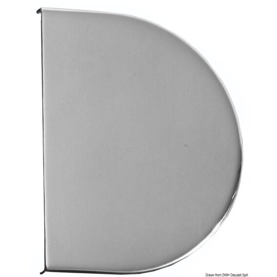 Hinge Cover Mirror Polished AISI316 38.441.10