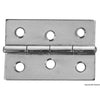 Mirror polished SS rectangular hinge 60x40 mm 38.822.02