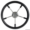 Soft polyurethane steering wheel black 350 mm 45.129.35