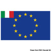 Flag EU+small Italy flag 20 x 30 cm