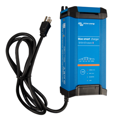 Victron Blue Power 12V 15 Amp Battery Charger - IP22 - Three Outputs - Smart Charger