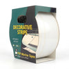 PSP Colour Stripe Double Stripe D3 40mm White 40mm x 50m