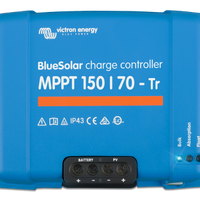Victron BlueSolar Charger Controller 12/24/36/48v - 150/70A - Terminal clamp connection