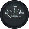 Faria Beede Outboard Temperature Gauge in Euro Black Style (US)