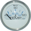 Faria Water Temperature Gauge in Chesapeake SS White (Euro Resistance)