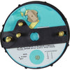 Faria Beede Tachometer in Euro Black Style (6000RPM / Petrol Inboard)