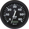 Faria Beede Tacho/Hourmeter in Euro Black (6000RPM / Petrol Inboard)