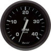 Faria Tachometer in Euro Black (4000RPM / Alternator / Generator)