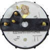 Faria Beede Tachometer in Dress White Style (6000RPM / Petrol Inboard)