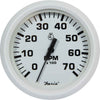 Faria Beede Tachometer in Dress White (7000RPM / Petrol Outboard)