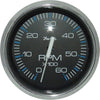 Faria Tachometer in Chesapeake SS Black (6000RPM / Petrol Inboard)