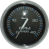 Faria Tachometer in Chesapeake SS Black (4000RPM / Alt / Generator)
