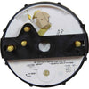 Faria Tacho/Hourmeter in Chesapeake SS White (6000RPM, Petrol Inboard)