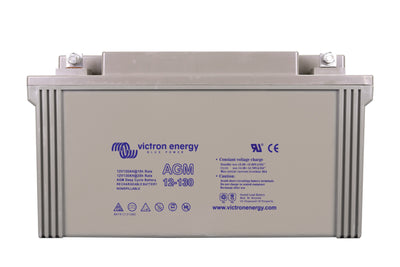 Victron 12V AGM deep cycle battery - 120 ah @ C10, 130 ah @ C20