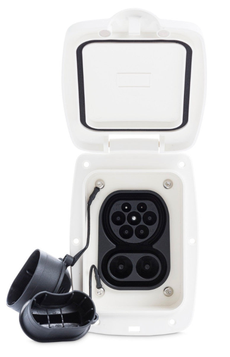 Ratio CCS Boat inlet for EV charging connection from land side DC charger