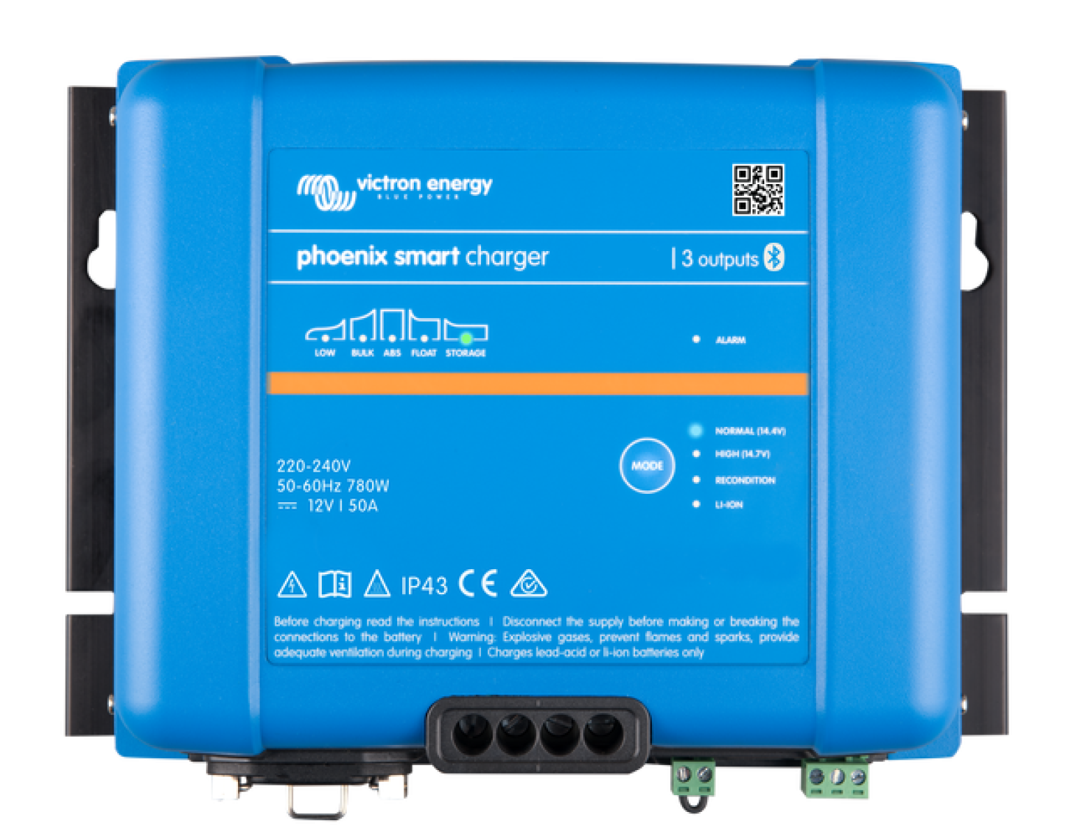 Phoenix Smart IP43 Charger 24V/25A (3) 120V-240V