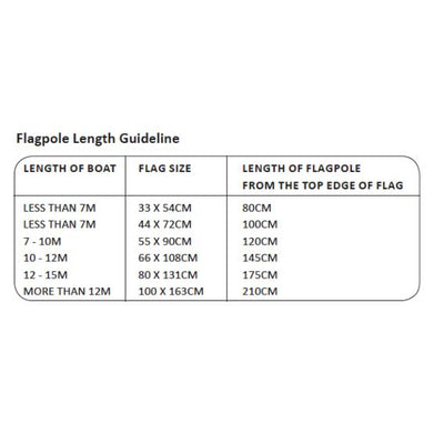 Mahogany Flag Pole 100cm L22100
