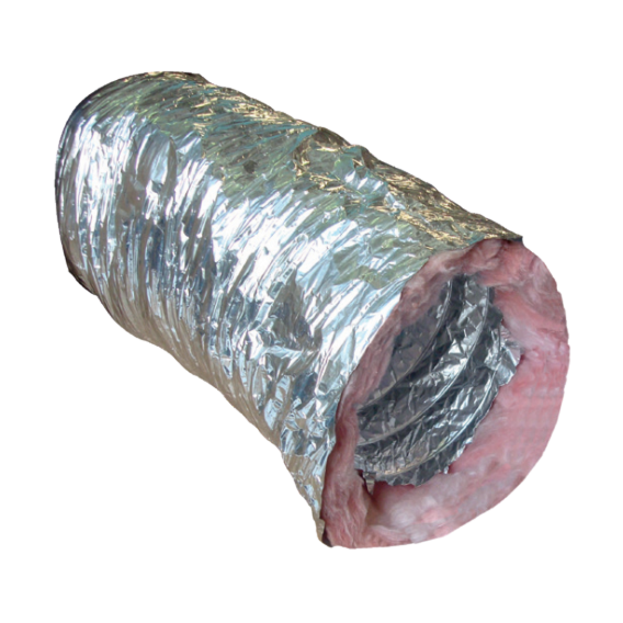 150 mm (6") int.Ø, insulated, flexible duct - per meter 67113S