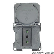 Bipolar earth plug dark grey