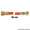 Kit for Campingaz bottles or similar, for mounting under the kitchen in a watertight container