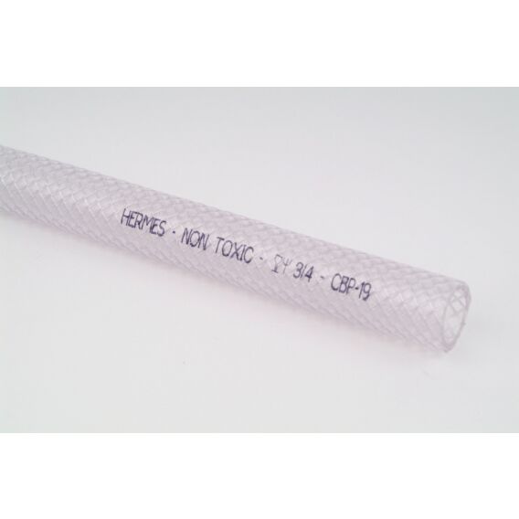 3/8" (10mm) Clear reinforced PVC Heavy Duty Food Quality Hose 30M Length WL-CBP-10-HD