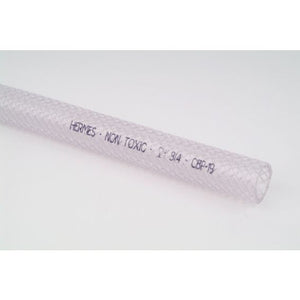 3/8" (10mm) Clear reinforced PVC Heavy Duty Food Quality Hose 30M Length WL-CBP-10-HD