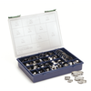 Hi-Grip SS Assorted Workshop Box Kit +76 mixed Hose Clips (12mm-50mm sizes) HGSAB2
