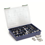 Hi-Grip SS Assorted Workshop Box Kit +76 mixed Hose Clips (12mm-50mm sizes) HGSAB2