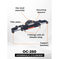 Hydraulic Steering Kit for Engines up to 250 HP
