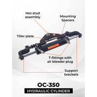 Hydraulic Steering Kit for engines up to 350 HP