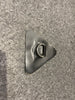 Hypalon black triangular D patch small