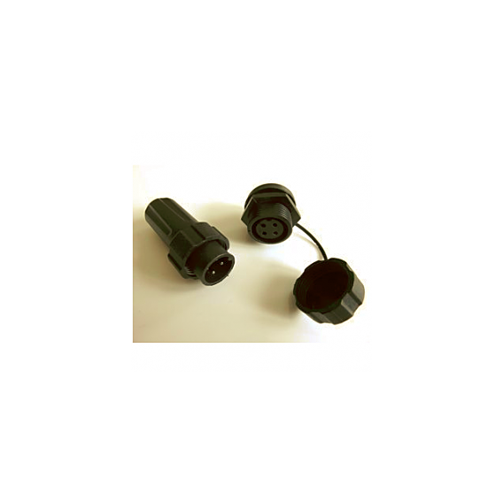 4Pin Plug/socket pair (inc. protective cap for socket) VB-KITS4PS