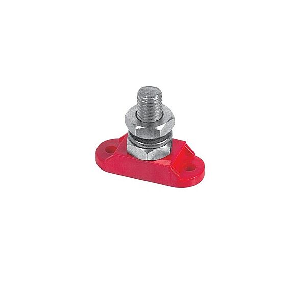 BEP Insulated Studs Single 1x10mm Positive Red (Bulk) IS-10MM-1R