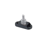 BEP Insulated Studs Single 1x6mm Negative Black (Bulk) IS-6MM-1