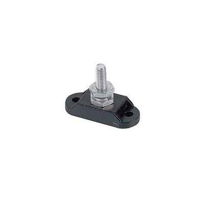 BEP Insulated Studs Single 1x6mm Negative Black (Bulk) IS-6MM-1