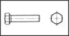 Fully-threaded hexagon head bolt AISI 316 DIN 933 by Lalizas