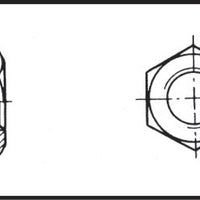 Hexagon nut AISI 316 DIN 934 by Lalizas