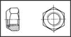 Self-locking nut AISI 316 DIN 985 by Lalizas