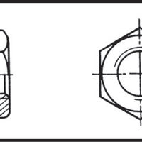 Self-locking nut AISI 316 DIN 985 by Lalizas