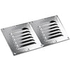 Ventilation Shaft Grilles Cover, Double by Lalizas