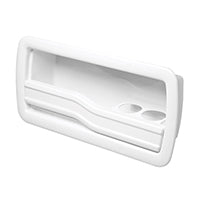 Utility Storage Cases, Side Mount, White by Lalizas