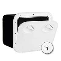 MID LINE Storage Hatches, White,  380x380mm by Lalizas