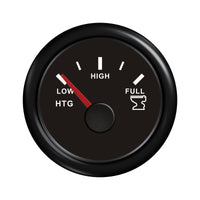 Level Gauge 12/24V, Ø62mm, Black by Lalizas